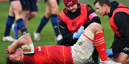 Gavin Coombes suffers worrying injury as Leinster win big at Munster