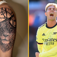 Fans notice significant mistakes in Emile Smith Rowe’s new tattoo