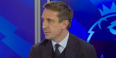 Gary Neville admits to ‘unprofessional’ commentary during Liverpool vs Man United