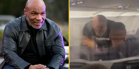 Mike Tyson filmed repeatedly punching passenger on plane