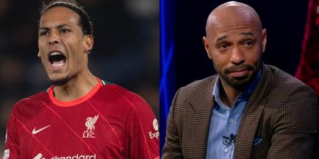 Virgil van Dijk calls out Thierry Henry for ignoring his text