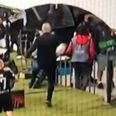 David Moyes sent off after appearing to kick ball at ball girl during West Ham defeat