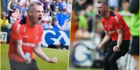 Rory Gallagher absolutely loses his mind celebrating as Derry beat Monaghan in Ulster semi-final