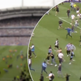 Video emerges of ‘assault’ on Robin Olsen during Man City pitch invasion