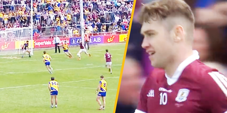 Galway’s 6 ft 5 inch giant of a half forward shows a touch of pure class to win Connacht final