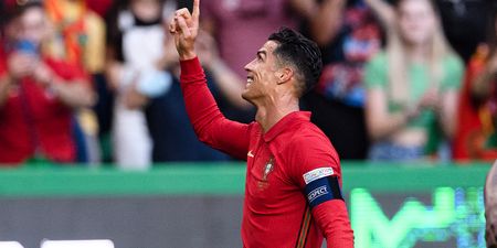 Cristiano Ronaldo’s mother weeps with joy after Portugal legend extends goal record