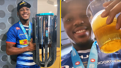 Stormers’ Hacjivah Dayimani still celebrating URC triumph in full kit, four days later