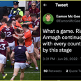 Eamon McGee just couldn’t help himself with Armagh-melee tweet