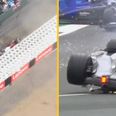 Zhou Guanyu involved in horrific crash as British GP red flagged