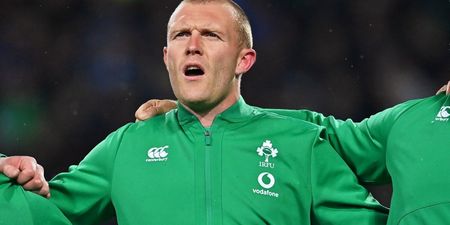 Fans were loving the wild Keith Earls reaction to Robbie Henshaw’s try