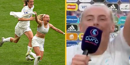 Chloe Kelly runs off with BBC microphone in brilliant, hectic post-match interview