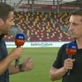 Gary Neville and Jamie Redknapp involved in heated clash over Man United