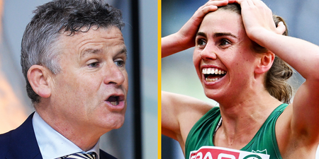 “Or is she? Or is she” – Greg Allen’s frantic commentary perfectly captures Louise Shanahan’s outstanding run