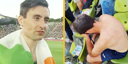 Nothing sums up the power of athletics like photo of Mark English’s coach after 800m bronze