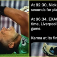 Fan works out the math to explain why Liverpool were allowed to go over injury time against Newcastle