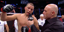 Conor McGregor took exception to one part of Nate Diaz victory speech