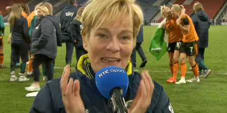 Vera Pauw breaks down in tears in emotional RTÉ interview after Ireland qualify for World Cup