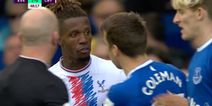 Respect Wilfried Zaha has for Seamus Coleman clear after his comments in front of referee