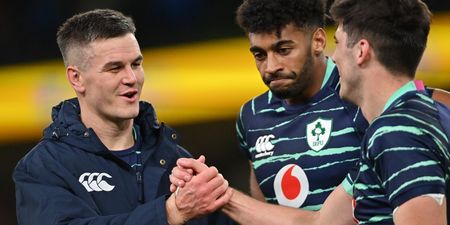 Jimmy O’Brien had an honest response after Johnny Sexton’s ‘sh**ting it’ remark
