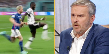 “It’s not acceptable. It was out of order.” – Hamann blasts Rudiger for appearing to disrespect Japanese player