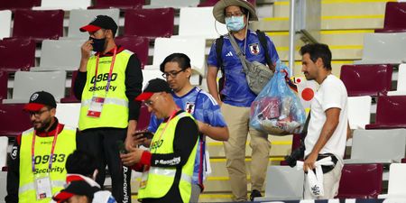 Japan fans explain why they clean up after World Cup matches