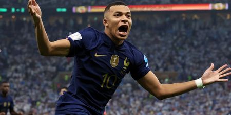 Kylian Mbappe’s x-rated half-time World Cup final team talk has gone viral