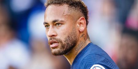 Neymar sent off for dive on his first PSG game back after World Cup