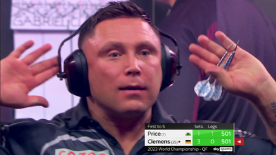 ‘Not sure I will ever play in this event again’ – Gerwyn Price and his headphones knocked out of World Darts Championship