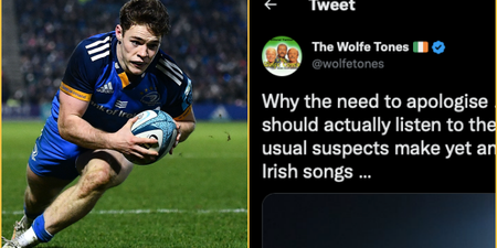 Wolfe Tones hit out at Leinster’s apology for playing Irish rebel song