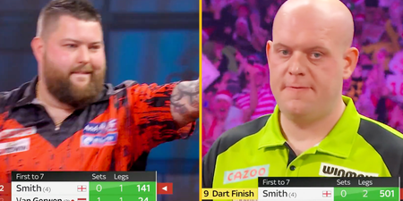 “I can’t speak. I CAN’T SPEAK” – MVG and Smith produce the best leg in darts history