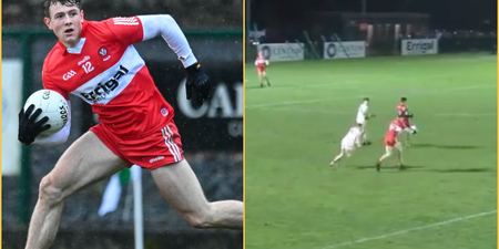 Young Derry prospect kicks wonder point in last gasp equaliser against Tyrone