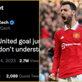 Petr Cech slams Bruno Fernandes’ controversial goal on social media
