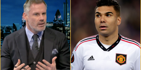 Jamie Carragher’s forensic analysis of Casemiro vs Liverpool is painful to watch