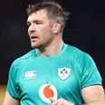 Peter O’Mahony spotted getting into it with Kyle Sinckler during Ireland celebrations