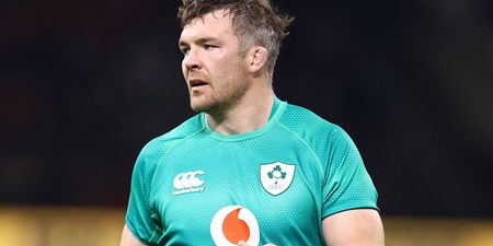 Peter O’Mahony spotted getting into it with Kyle Sinckler during Ireland celebrations