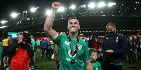 Johnny Sexton’s lovely gesture to injured teammate after Ireland’s Grand Slam win
