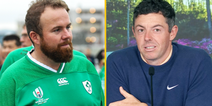 Shane Lowry interrupts Kiwi journalist after himself and McIlroy asked about Ireland’s chances at Rugby World Cup
