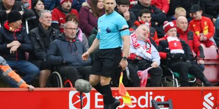 Linesman avoids punishment after ‘elbow incident’ with Andy Robertson