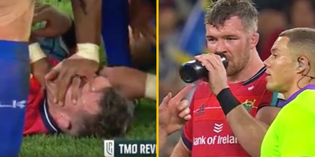 “Unacceptable” – Peter O’Mahony on receiving end of some nasty treatment during Munster win
