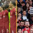 God Save The King drowned out by boos and chants as Liverpool supporters take a stand