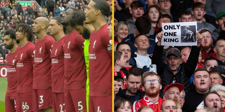 God Save The King drowned out by boos and chants as Liverpool supporters take a stand