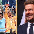 David Beckham takes cheeky swipe at Man City when asked about the treble