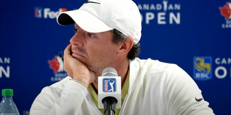 One of Rory McIlroy’s final press conference answers painted a bleak sporting future