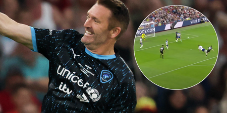 Robbie Keane stuns Line of Duty star with incredible Soccer Aid goal