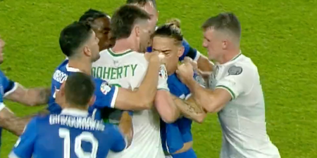 “Get off the pitch… just ridiculous” – Matt Doherty slammed after red card fiasco