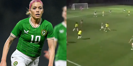 Footage emerges of challenge that injured Denise O’Sullivan before Ireland abandoned Colombia game