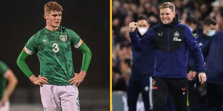 Irish underage star praised by Eddie Howe after “excellent” Newcastle performance