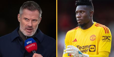 Jamie Carragher’s criticism of Andre Onana backed up by worrying statistic
