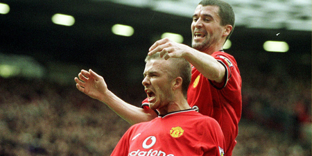 Roy Keane explains why he “never fell out” with David Beckham