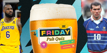 The SportsJOE Friday Pub Quiz: Week 44